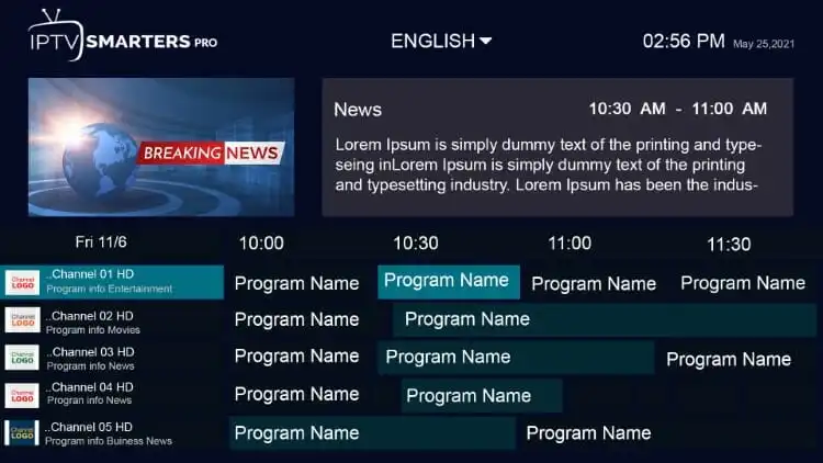 IPTV EPG